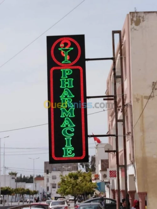 Led لوحات إشهارية Lettres lumineuses