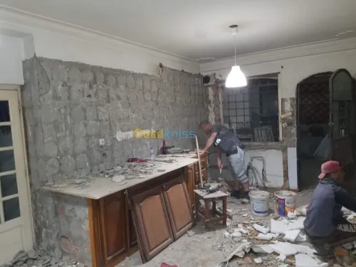 Travaux de démolitions