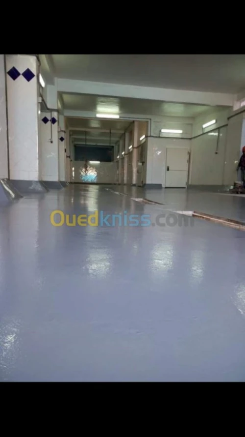 Poncage carrelage ciment 