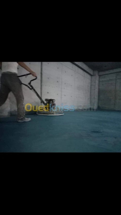 Poncage carrelage ciment 