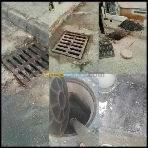 Nettoyage débouchage d'assainissement