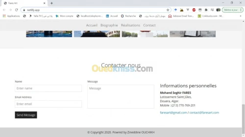 Conception et Création des sites web
