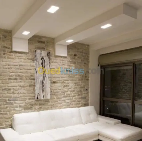 Placo platre + decor hadjra