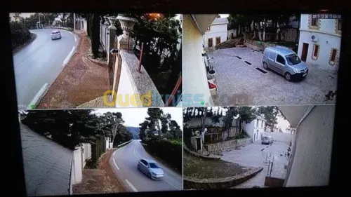 تركيب كاميرات المراقبة وأجهزة الإنذار