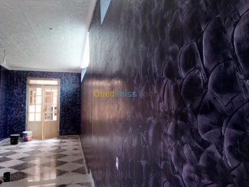 Peinture décorative et simple