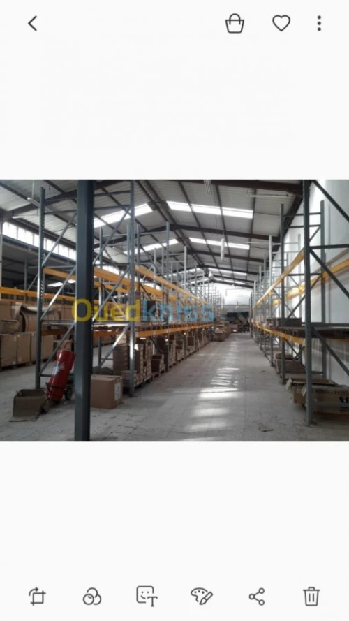 VENTE RAYONNAGE INDUSTRIELLE 