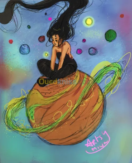 Dessin, portrait, illustration, cadeau