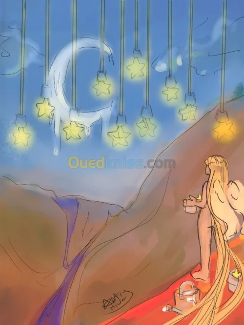 Dessin, portrait, illustration, cadeau