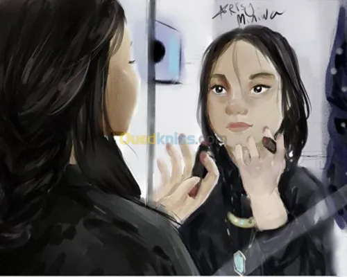 Dessin, portrait, illustration, cadeau