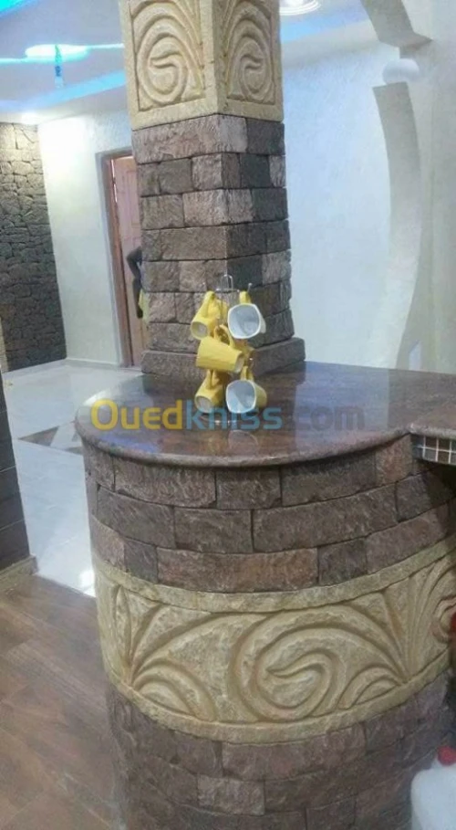 fausse pierre sculpter a la main