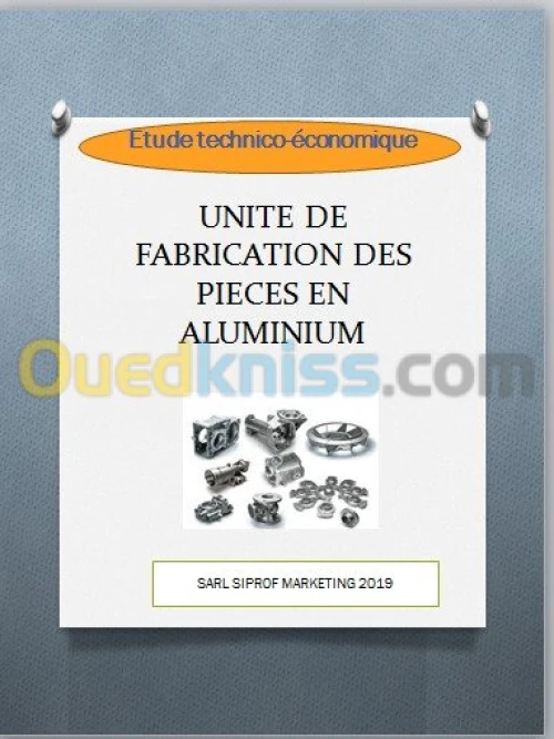 ETUDE TECHNICO ECONOMIQUE 