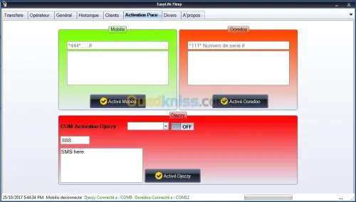 Logiciel de Flexy v 5.4