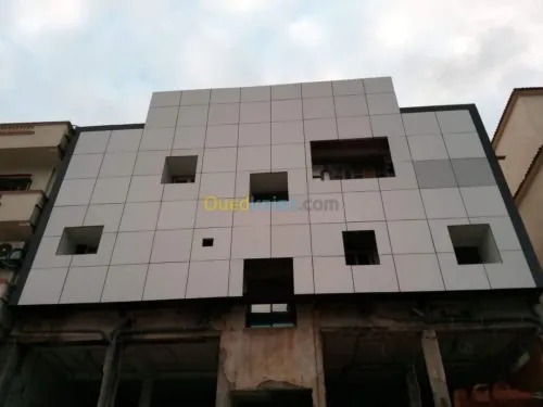 Alucobande Habillage façade 