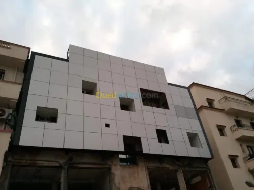 Alucobande Habillage façade 