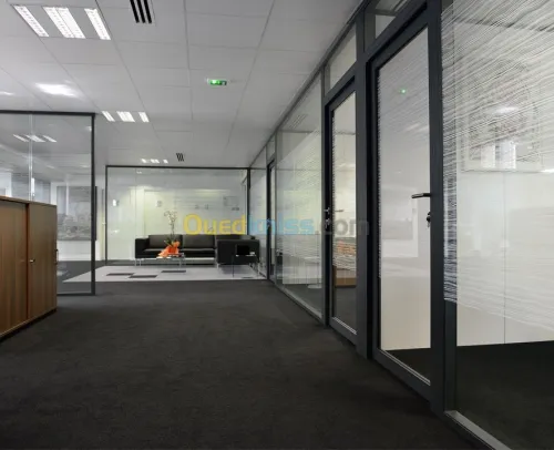 Cloison de bureaux en alu CLIPPER 