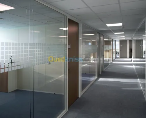 Cloison de bureaux en alu CLIPPER 