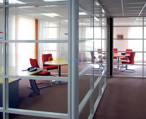 Cloison de bureaux en alu CLIPPER 
