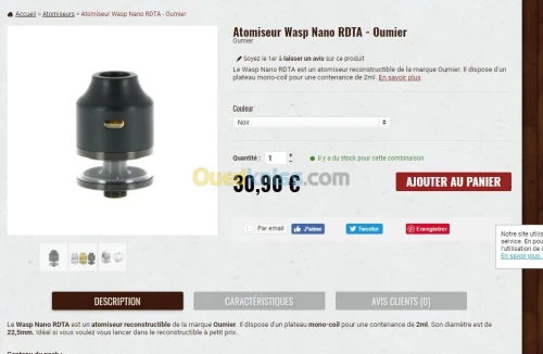 wasp nano rdta