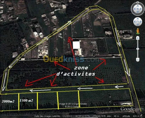Vente Terrain Alger Ouled chebel