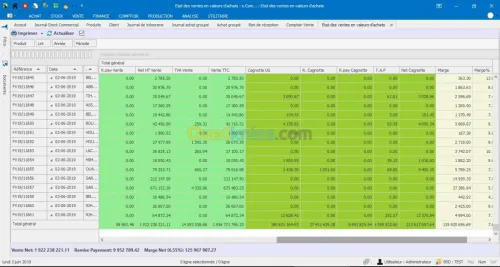 Logiciel du stock Scom
