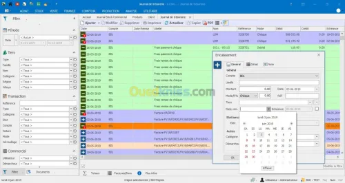 Logiciel du stock Scom