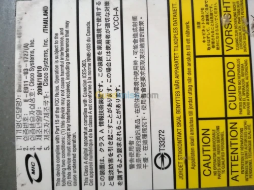 Switch cisco 3750/48 port