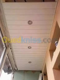 Montage faut plafond en pvc 