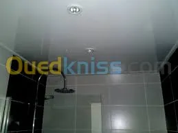 Montage faut plafond en pvc 