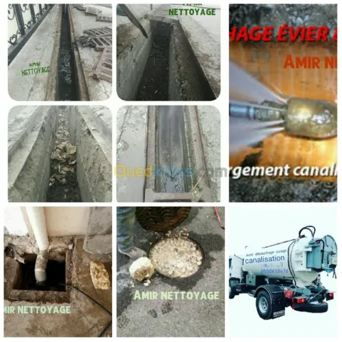 Débouchage nettoyage d'assainissement