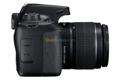 CANON EOS 4000D - APPAREIL PHOTO NUMÉRIQUE + OBJECTIF EF-S 18-55mm - 18 MP - LCD 2.7" - HD - WI-FI - BLACK