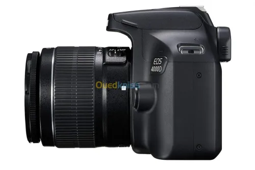 CANON EOS 4000D - APPAREIL PHOTO NUMÉRIQUE + OBJECTIF EF-S 18-55mm - 18 MP - LCD 2.7" - HD - WI-FI - BLACK
