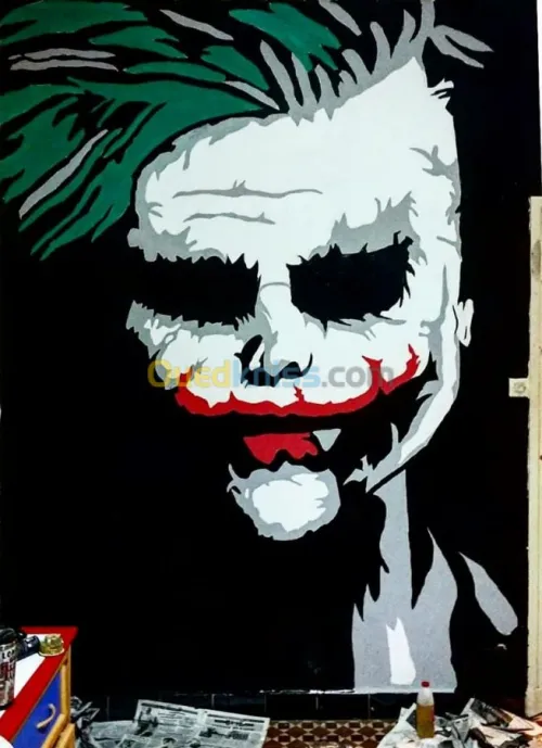 dessin sur mur tageur