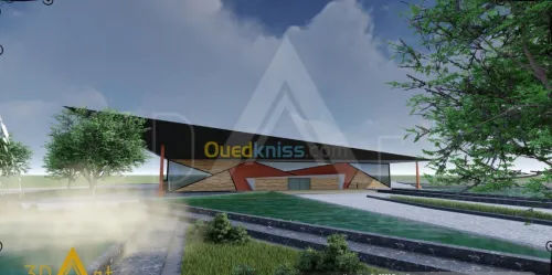 modelisation et rendu 3D des projets 