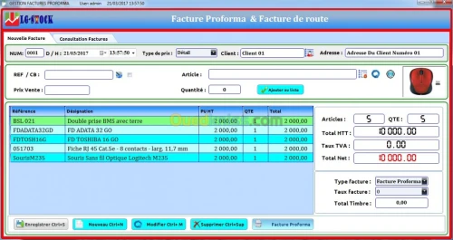 Logiciel de Stock