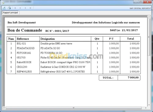 Logiciel de Stock