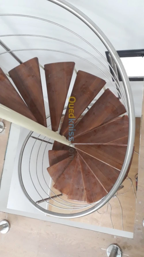 rampe d' escalier en inox