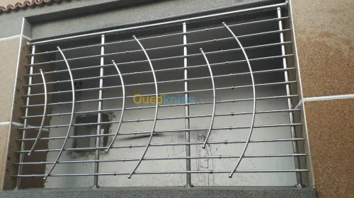 rampe d' escalier en inox