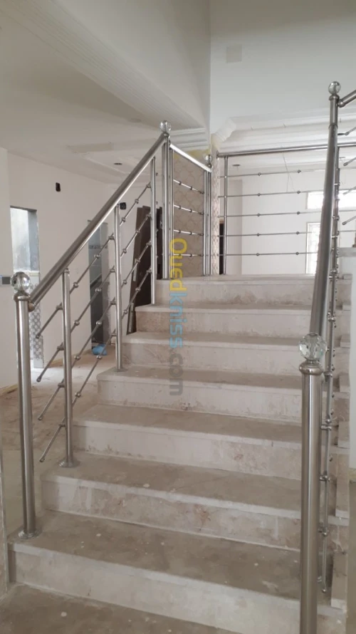 rampe d' escalier en inox