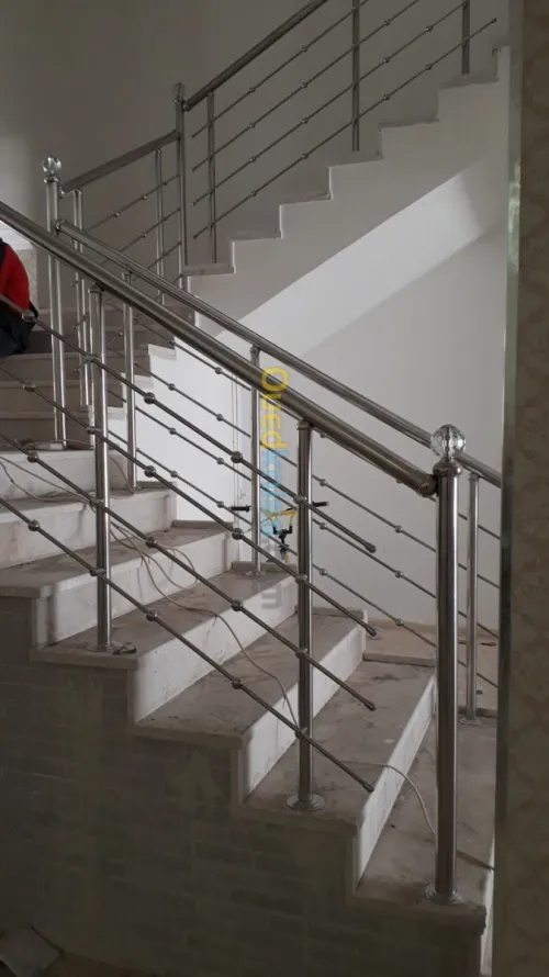 rampe d' escalier en inox