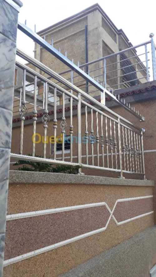 rampe d' escalier en inox