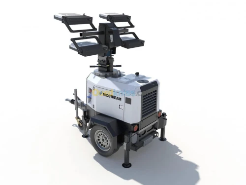 Girafe Lumineuse Tractable 4 projecteurs