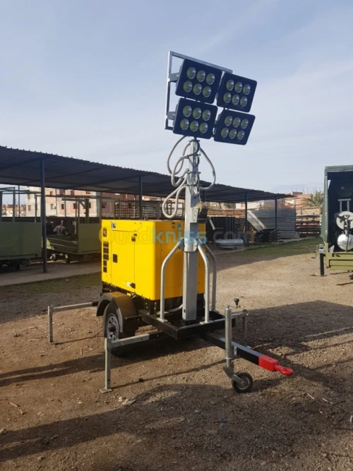 Girafe Lumineuse Tractable 4 projecteurs