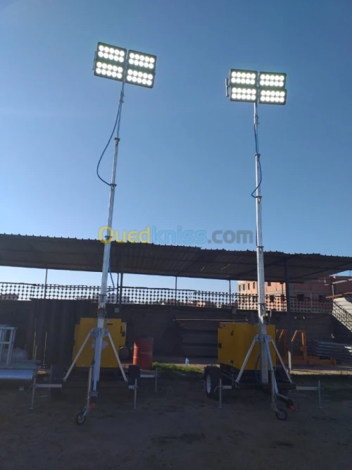 Girafe Lumineuse Tractable 4 projecteurs