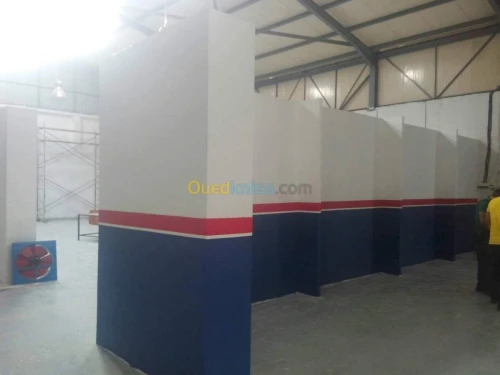 Travaux aluminium et séparation de bur