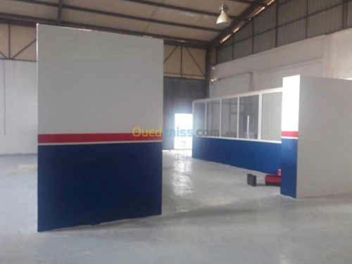 Travaux aluminium et séparation de bur