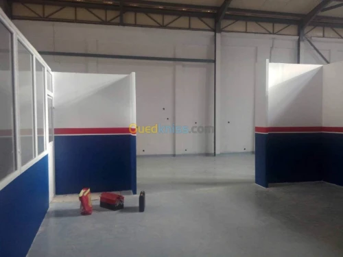 Travaux aluminium et séparation de bur