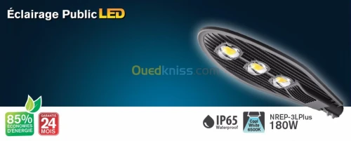 Éclairage Public LED NourLED 180W