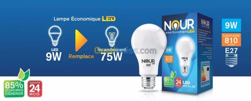 Ampoule LED NourLED 9w