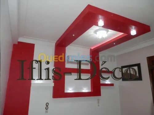 placo platre et peinture décoratif