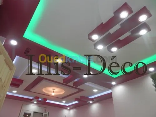 placo platre et peinture décoratif